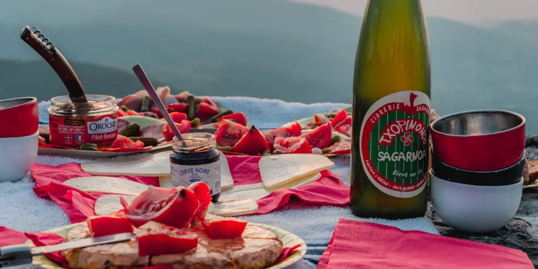Fromage, cidre, confiture du pays basque